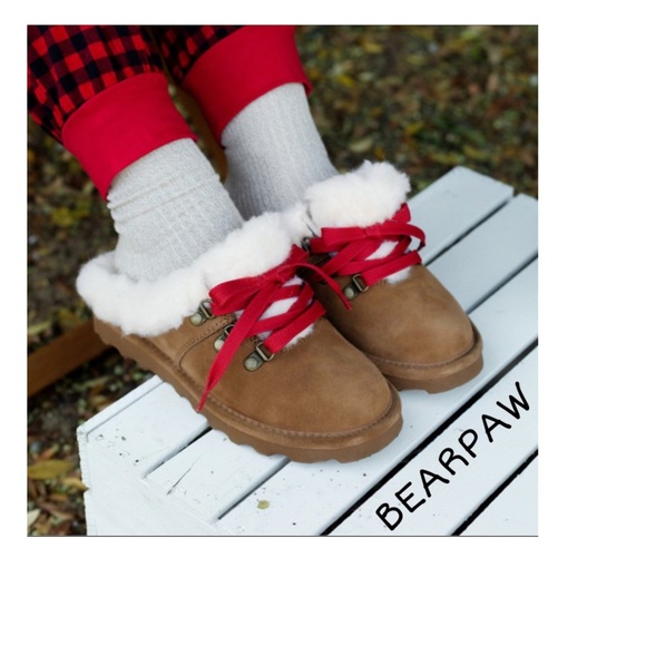 BearPaw Shoes - BEARPAW CEDAR HICKORY INDOOR/OUTDOOR SUEDE SLIPPER/CLOGS